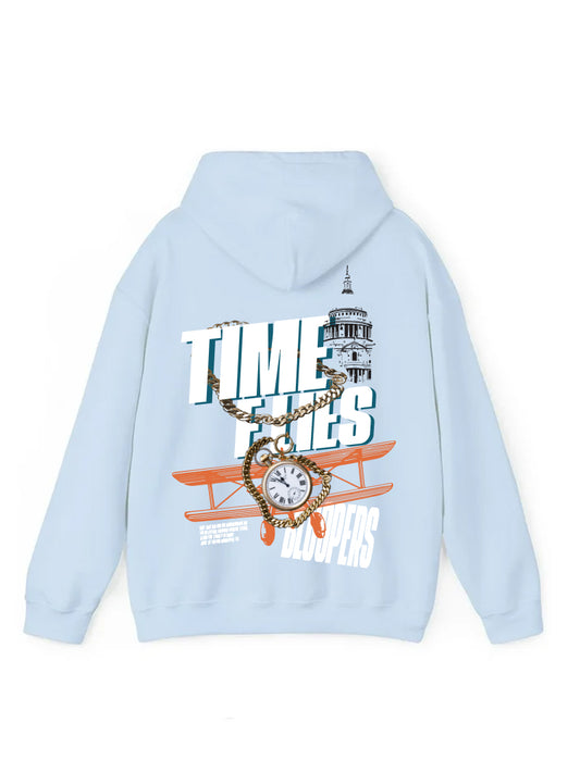 Time Fues Winter Wear Graphic Printed Trendy Hoodie For Men