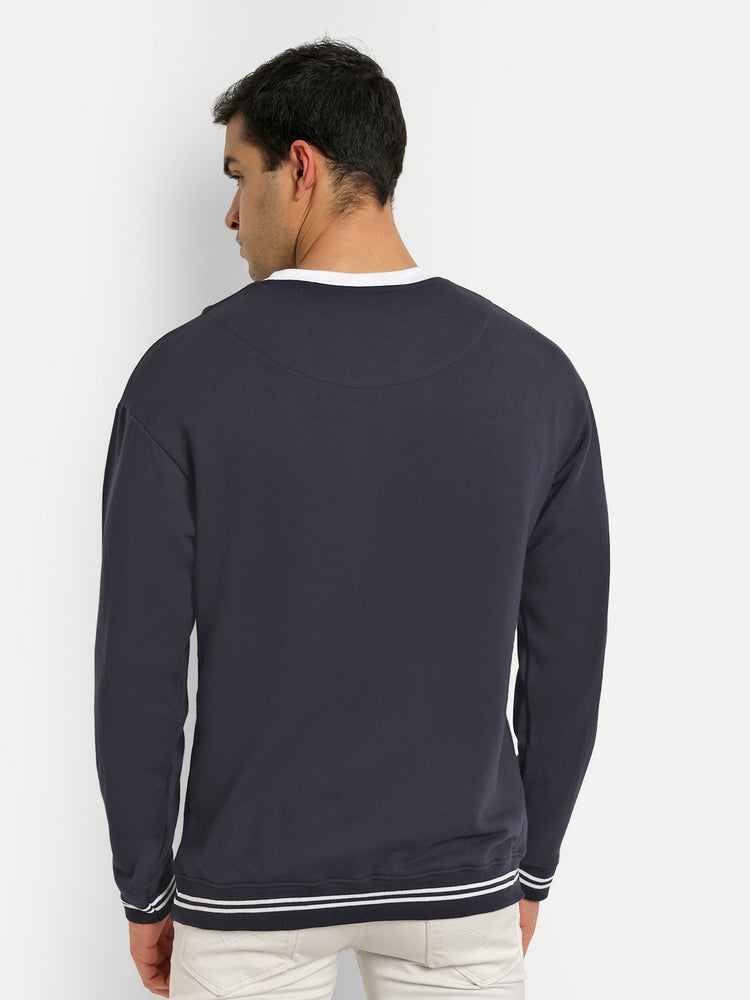 Men's Oversized Navyblue Loose fit Sweatshirt