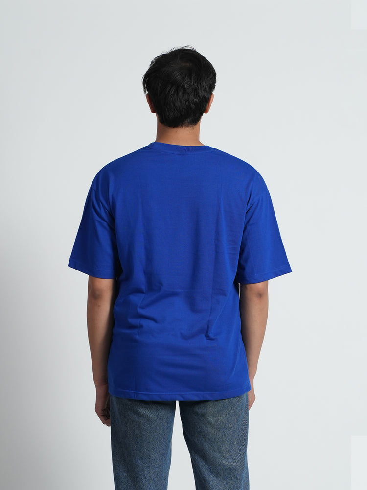 Bloopers Chill out Royalblue oversized Dropshoulder T-shirt