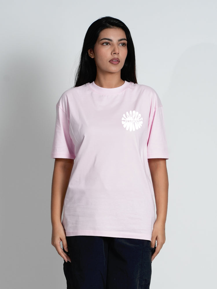 Cowboy Pastel Pink Oversized Dropshoulder T-shirt