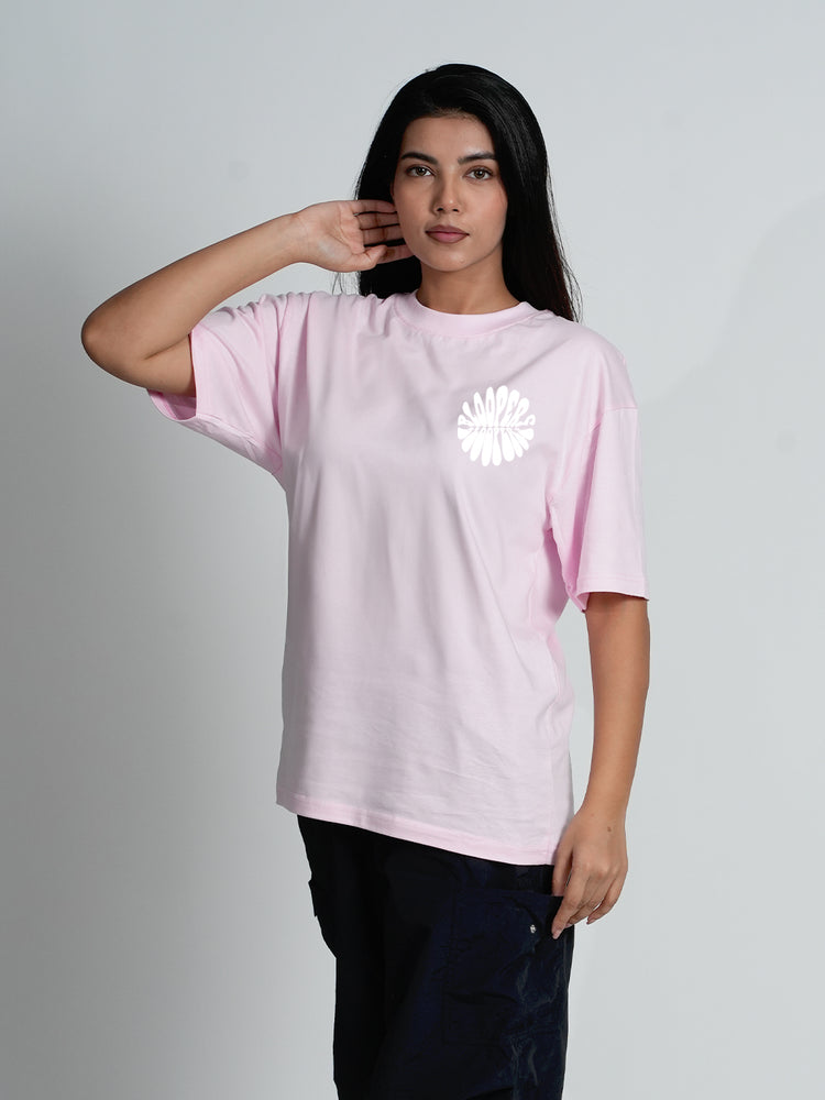 Cowboy Pastel Pink Oversized Dropshoulder T-shirt