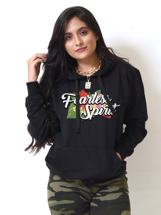 High On Life Black Winter Wear Full Sleeve Hoodie