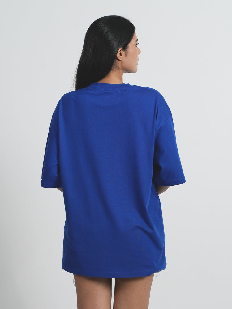 Transformation Royal blue Oversized T-shirt